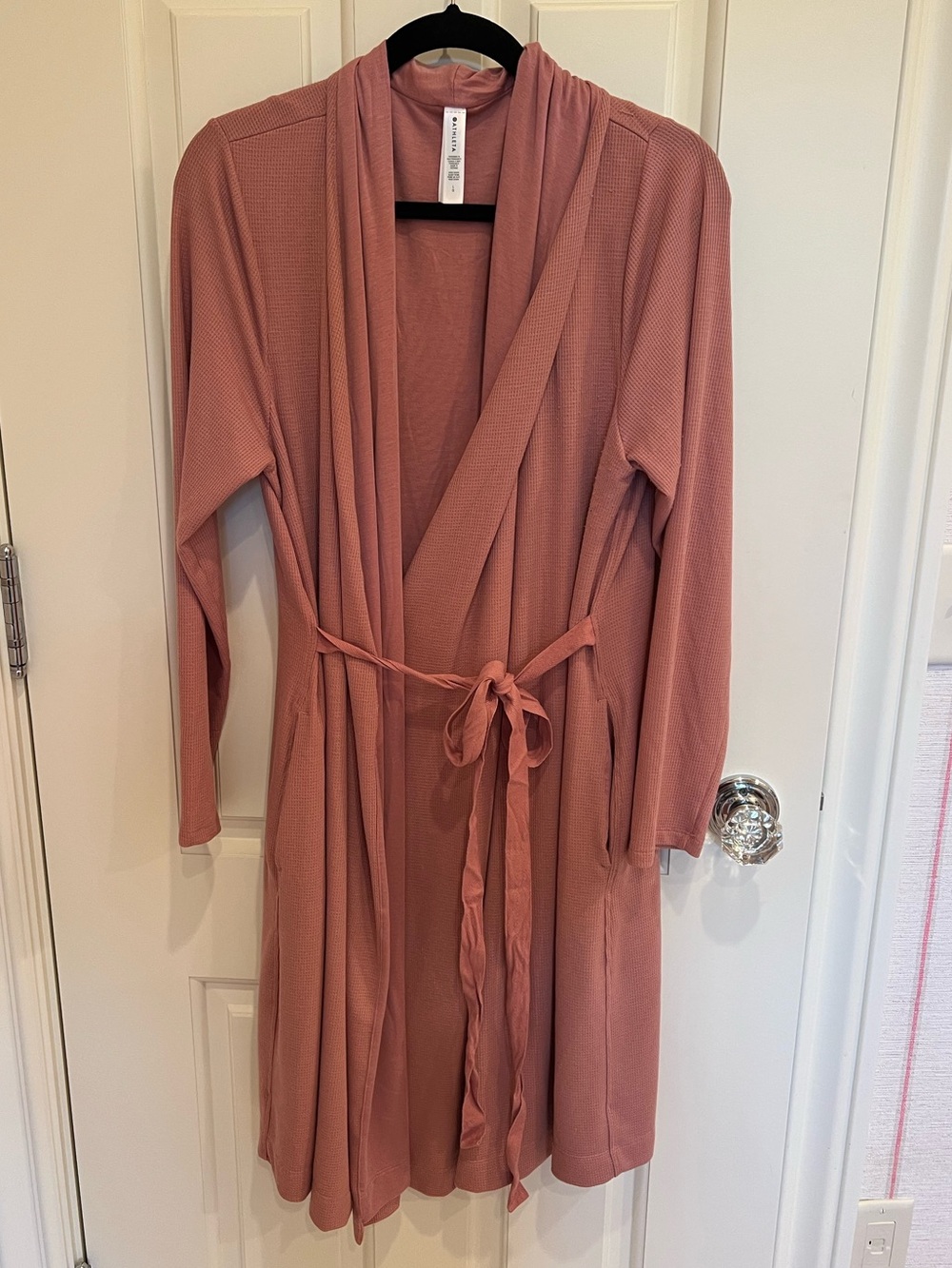 Athleta Waffle Knit Robe